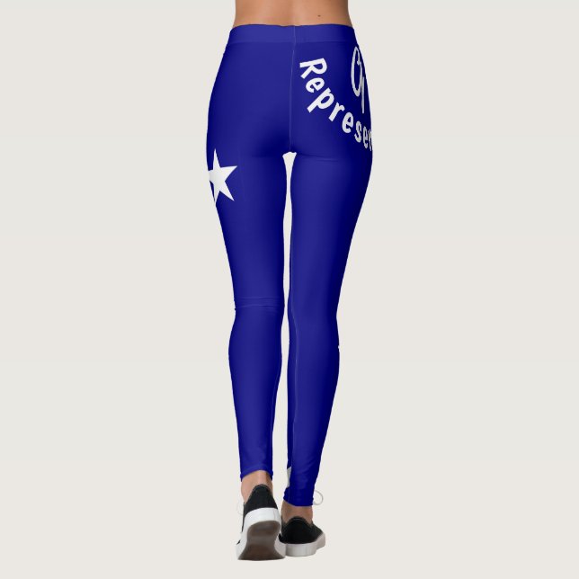 Leggings Leyendas para damas (Reverso)