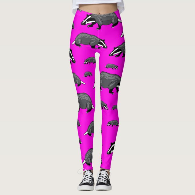 Leggings Leyendas para el grabador rosa (Anverso)