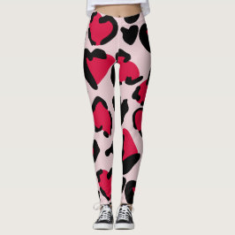 Leggings Leyendas para la impresión de animales en el coraz