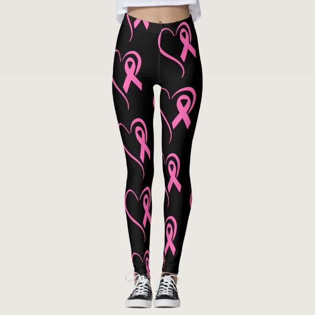 Leggings Leyendas para la sensibilización sobre el cáncer d (Anverso)