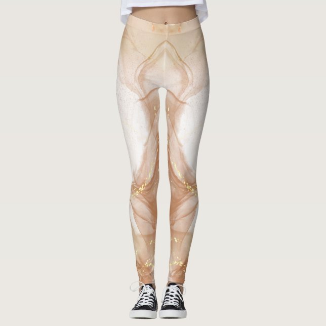 Leggings Leyendas Pateadas De Honeycomb, Personalizado De m (Anverso)