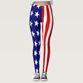Leggings Leyendas patrióticas - Bandera estadounidense impr