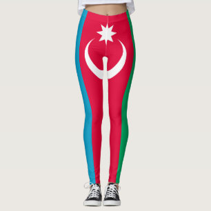 Leggings Leyendas Patrióticas de la bandera de Azerbaiyán