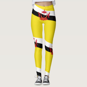 Leggings Leyendas Patrióticas de la Bandera de Brunéi