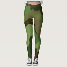 Leggings Leyendas personalizadas Camouflage Camo