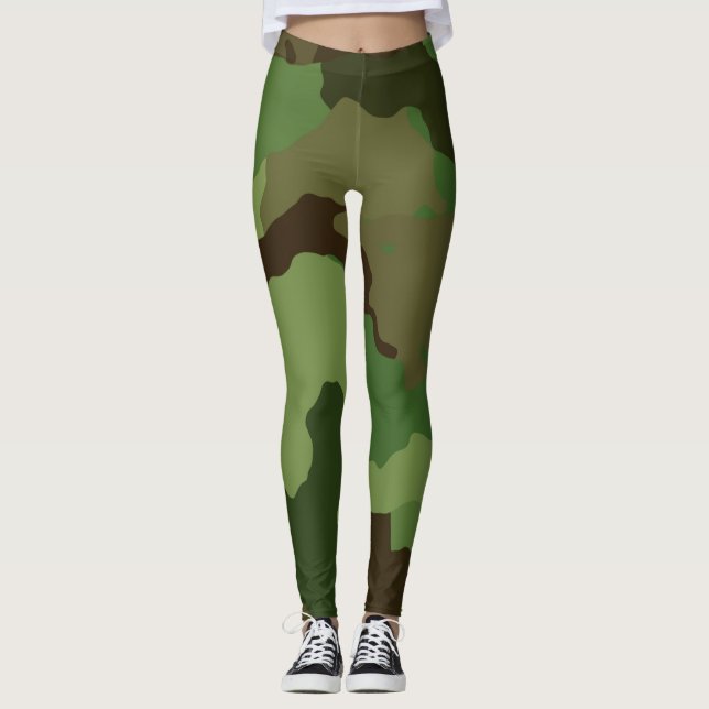 Leggings Leyendas personalizadas Camouflage Camo (Anverso)