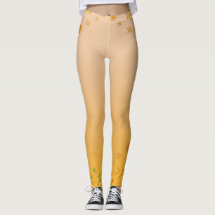 Leggings Leyendas Personalizados amarillas