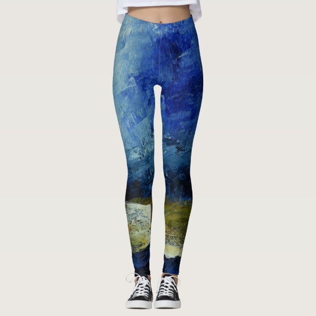 Leggings Leyendas Personalizados azules (Anverso)