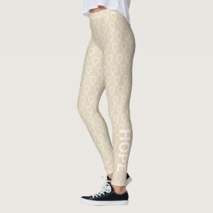 Leggings Leyendas Personalizados de arte de Ivory Awareness