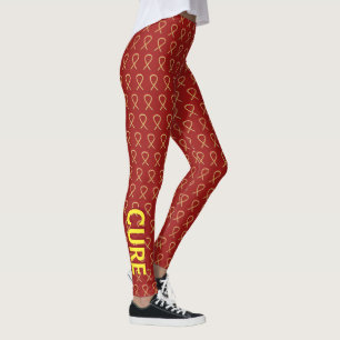 Leggings Leyendas Personalizados de cinta roja y amarilla p