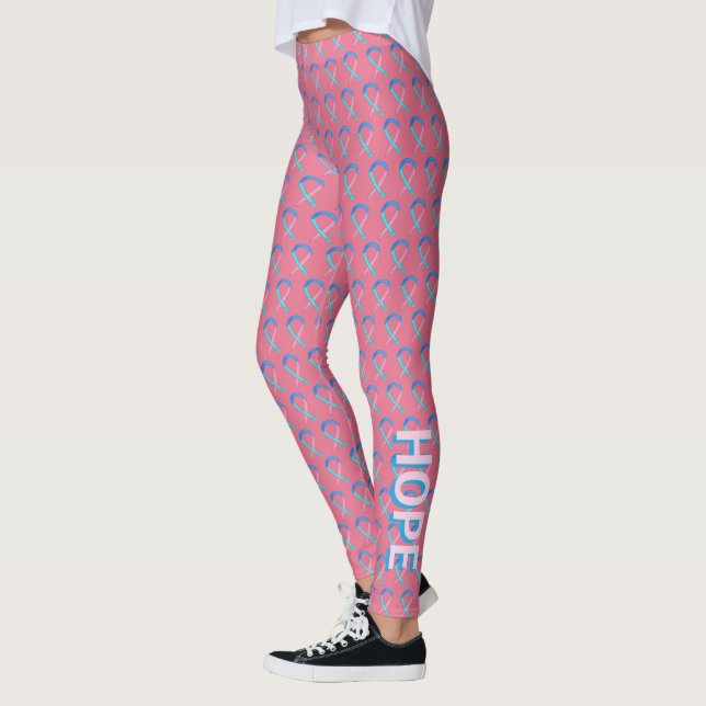 Leggings Leyendas Personalizados de la Cinta de Concienciac (Izquierda)