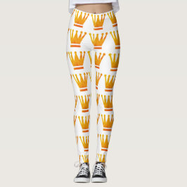 Leggings Leyendas Personalizados de la Corona Dorada