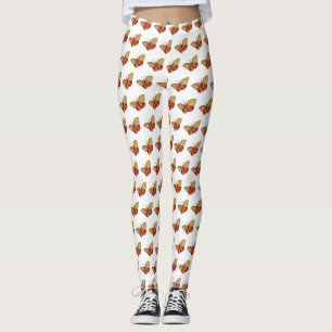 Leggings Leyendas Personalizados de mariposa amarilla