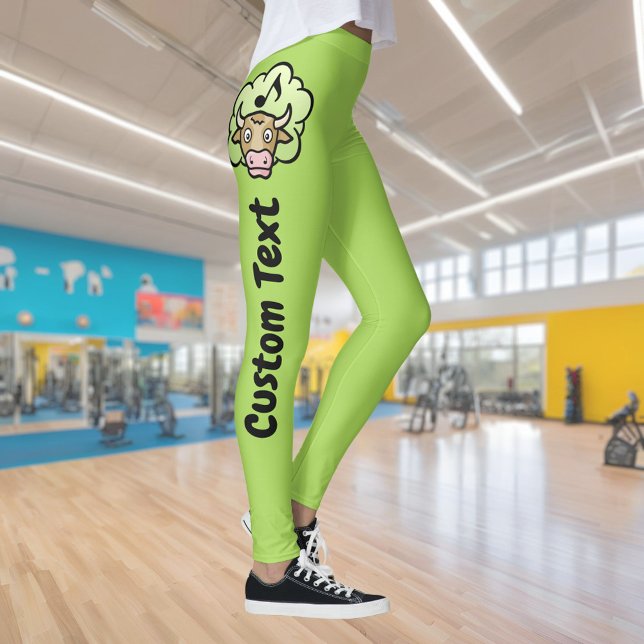 Leggings Leyendas Personalizados de metano de vaca (Subido por el creador)