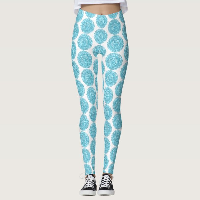 Leggings Leyendas Personalizados de sueño azul (Anverso)