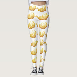 Leggings Leyendas Personalizados del Dragón Dorado