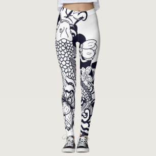 Leggings Leyendas personalizados JAPONESES DE PESCADO