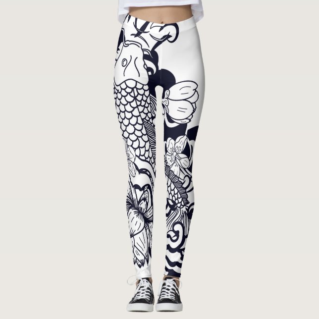 Leggings Leyendas personalizados JAPONESES DE PESCADO (Anverso)
