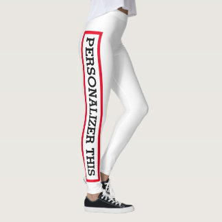 Leggings Leyendas personalizados personalizadas con su fras