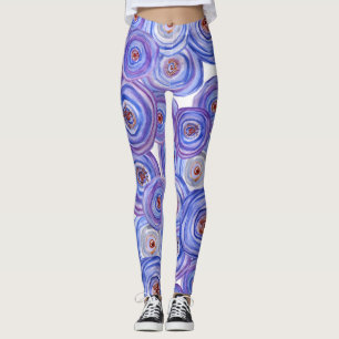 Leggings Leyendas Personalizados rosas púrpuras