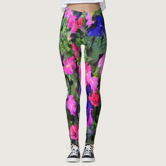 Leggings Leyendas Petunia de varios colores (Anverso)