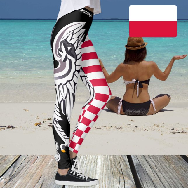 Leggings Leyendas polacas, patrióticas, águilas, bandera po (Subido por el creador)