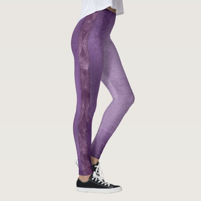 Leggings Leyendas púrpuras retro vintage, lavanda (Derecha)