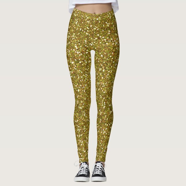 Leggings Leyendas Purpurina Gold (Anverso)