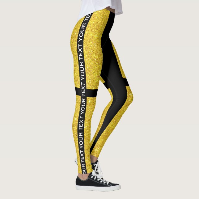 Leggings Leyendas Purpurina Gold (Derecha)