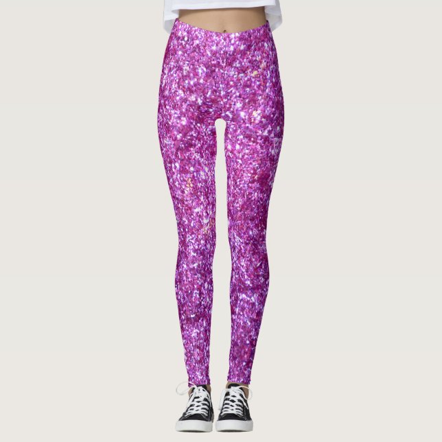 Leggings Leyendas Purpurinas rosas (Anverso)
