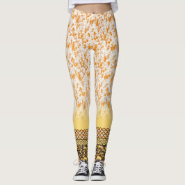 Leggings Leyendas purpurinas, térmicas y florales | Luxe Fi