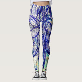 Leggings Leyendas Rare Blue Dalhia