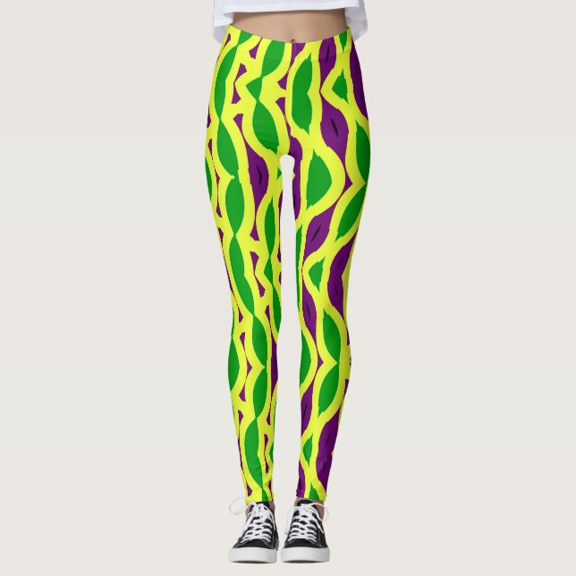 Leggings Leyendas "Ratti_Creative_Arts" abstractas multicol (Anverso)