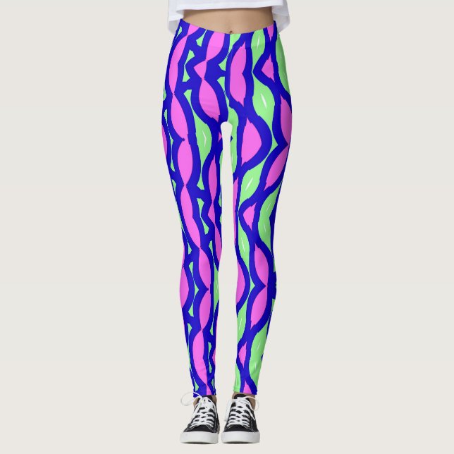 Leggings Leyendas "Ratti_Creative_Arts" abstractas multicol (Anverso)