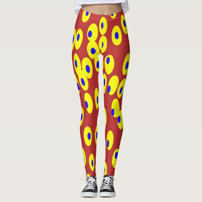 Leggings Leyendas "Ratti_Creative_Arts" abstractas multicol (Anverso)