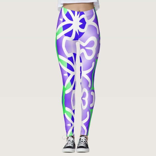 Leggings Leyendas "Ratti_Creative_Arts" abstractas multicol (Anverso)
