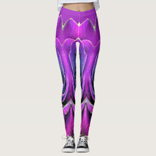 Leggings Leyendas "Ratti_Creative_Arts" de textura rosa