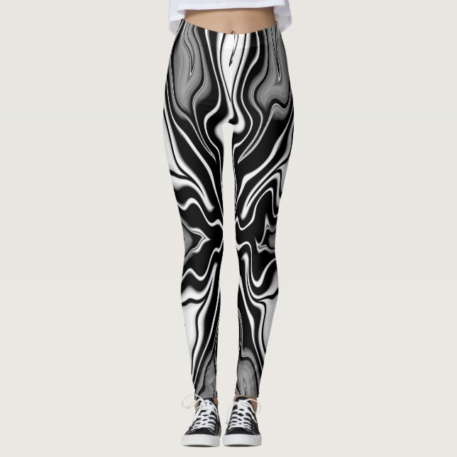 Leggings Leyendas "Ratti_Creative_Arts" de Weavy groovy (Anverso)