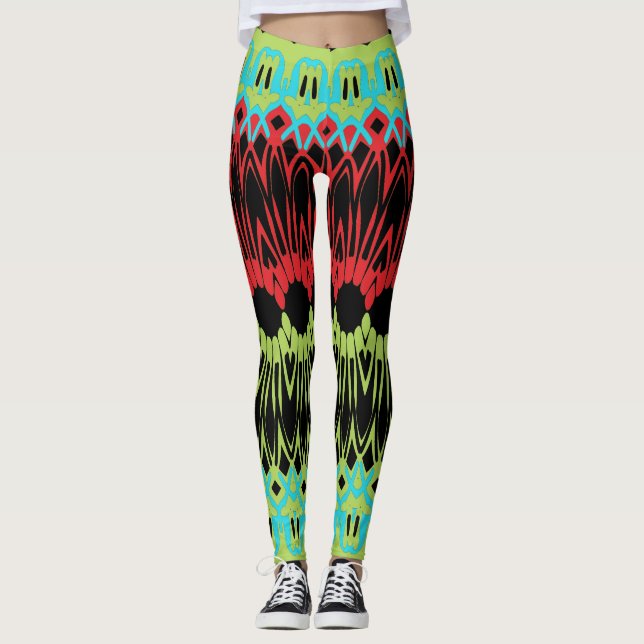 Leggings Leyendas "Ratti_Creative_Arts" multicolores de mod (Anverso)