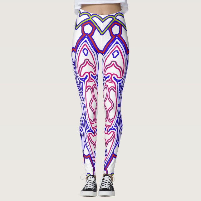 Leggings Leyendas "Ratti_Creative_Arts" multiolor sin fisur (Anverso)