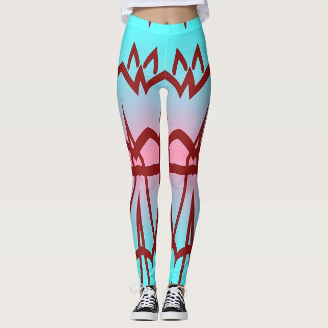 Leggings Leyendas "Ratti_Creative_Arts" multiolor sin fisur (Anverso)