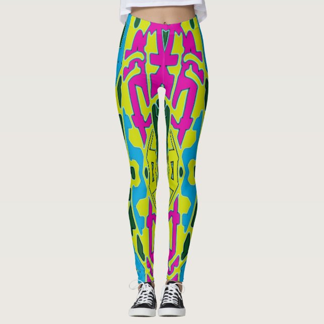 Leggings Leyendas "Ratti_Creative_Arts" multiolor sin fisur (Anverso)