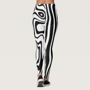 Leggings Leyendas rayadas blancas negras o elegir color