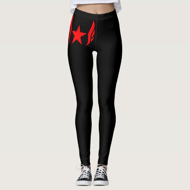 Leggings Leyendas Red Star Track Club con logotipo Hip (Anverso)