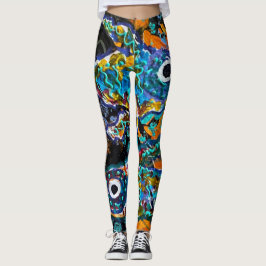 Leggings Leyendas Resumen Arte