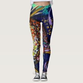Leggings Leyendas Resumen Arte