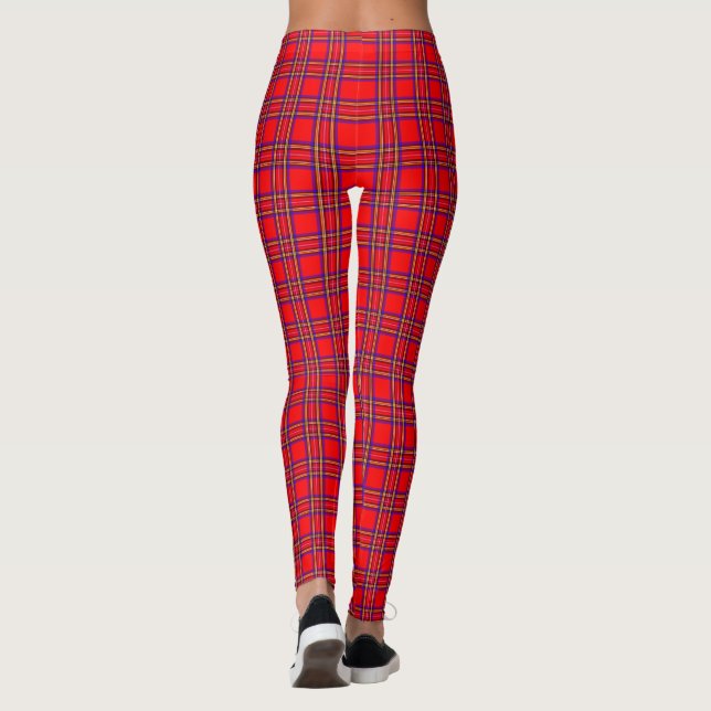 Leggings Leyendas Retro Rojas Enlucidas (Reverso)