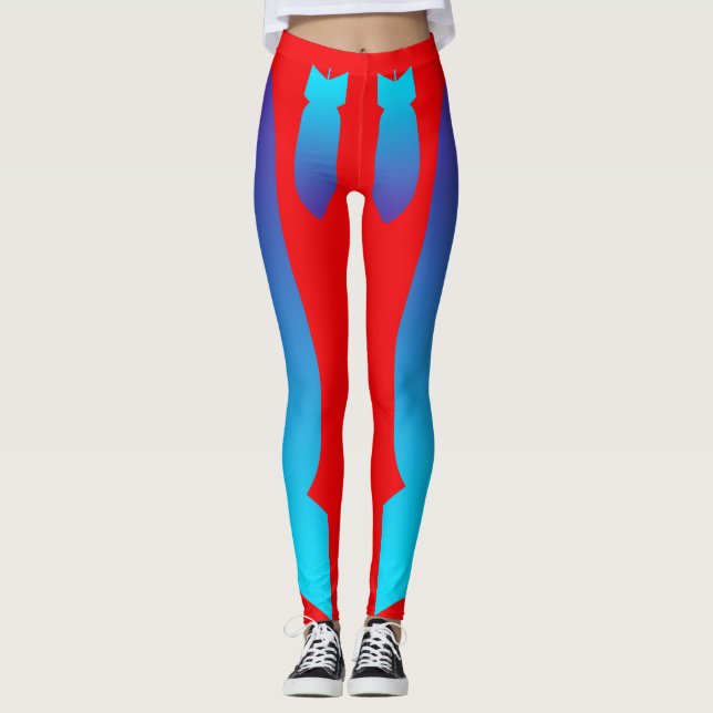 Leggings Leyendas rojas de la bomba (Anverso)