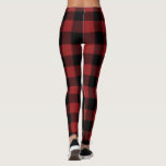 Leggings Leyendas rojas de plástico<br><div class="desc">Leggings de plástico negro y rojo - Diseño MIGNED</div>