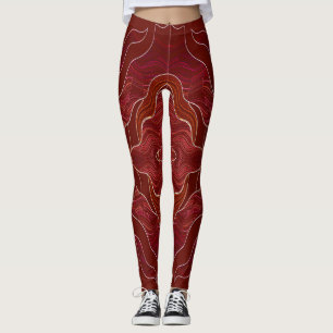 Leggings Leyendas rojas "Ratti_Creative_Arts"